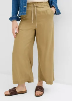 Pantalón sin cierre de lyocell 7/8