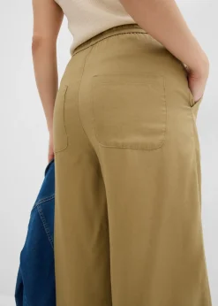 Pantalón sin cierre de lyocell 7/8
