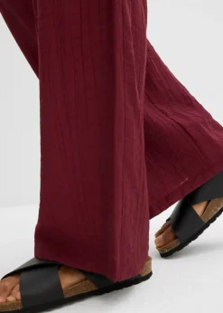 Pantalón sin cierre de mezcla de viscosa estructurada