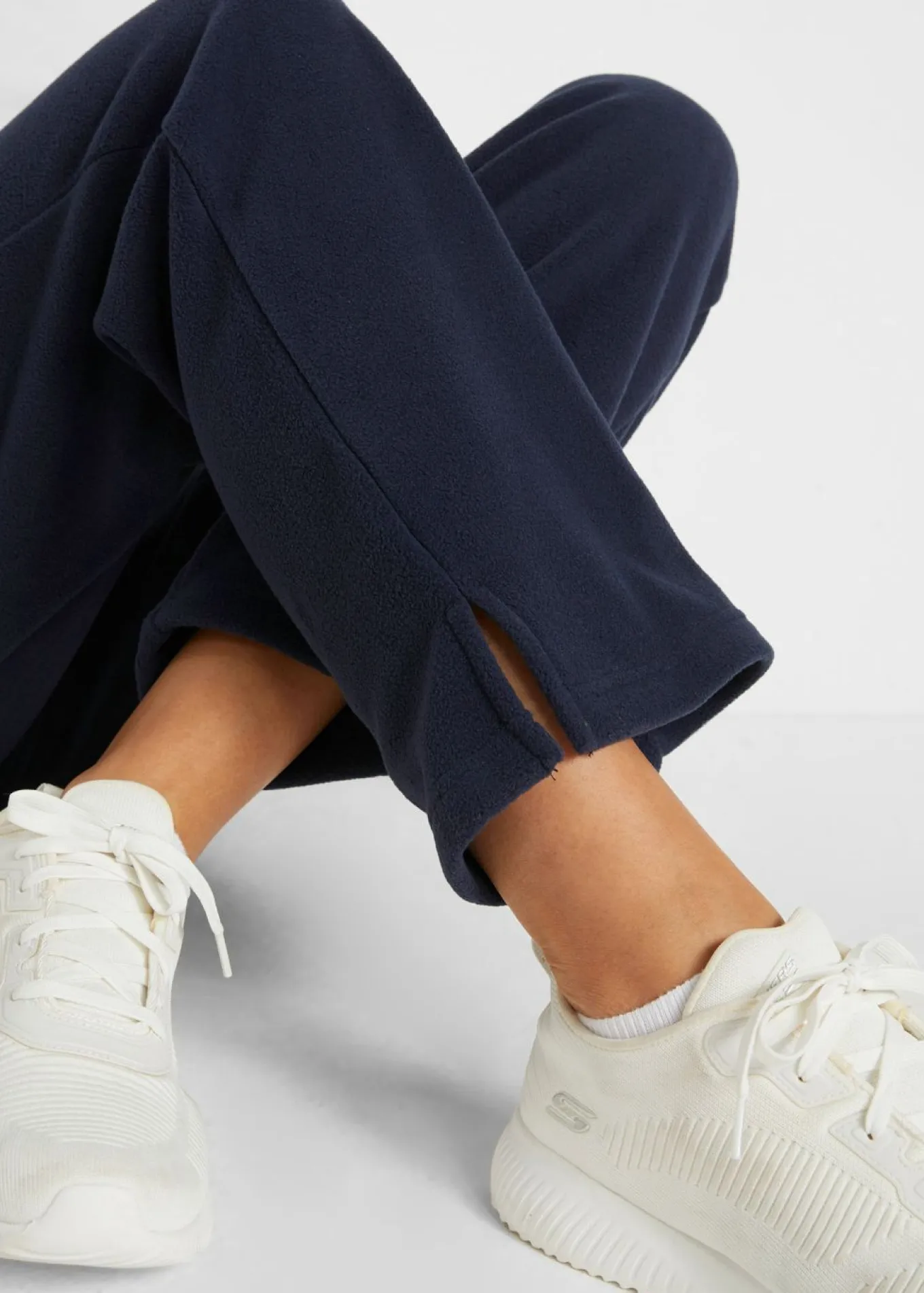 Pantalón sin cierre en tejido polar