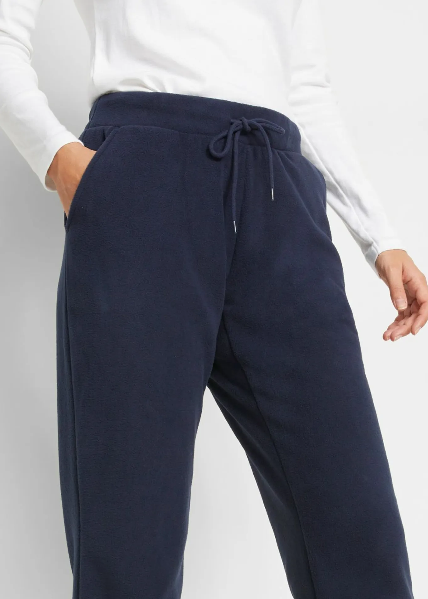 Pantalón sin cierre en tejido polar