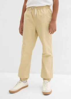 Pantalón sin cierre, regular fit, de algodón puro (2 unidades)
