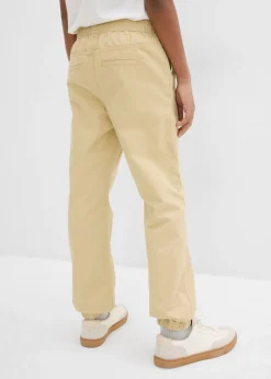 Pantalón sin cierre, regular fit, de algodón puro (2 unidades)