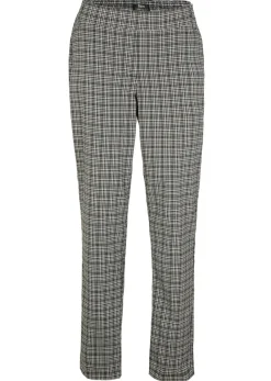 Pantalón sin cordones con estampado de cuadros