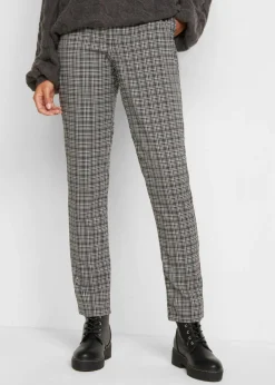 Pantalón sin cordones con estampado de cuadros