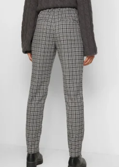 Pantalón sin cordones con estampado de cuadros