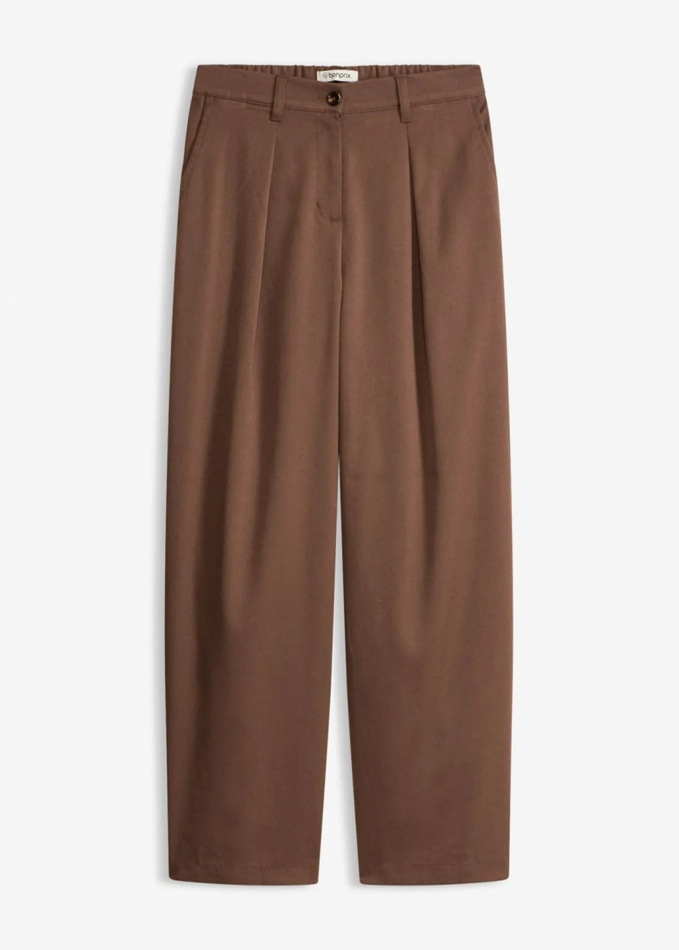 Pantalón tipo barrel con pinzas