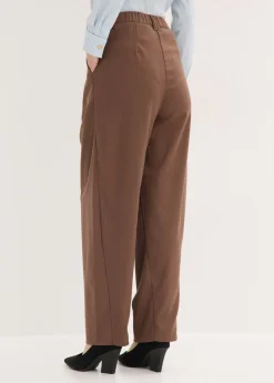 Pantalón tipo barrel con pinzas