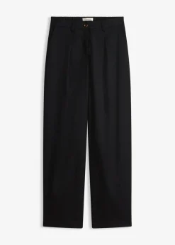 Pantalón tipo barrel con pinzas