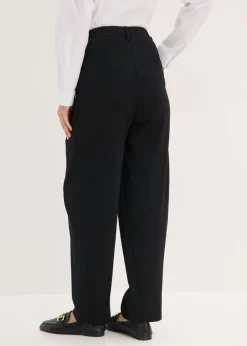 Pantalón tipo barrel con pinzas