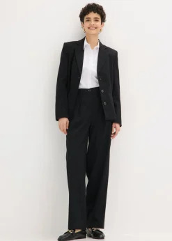 Pantalón tipo barrel con pinzas