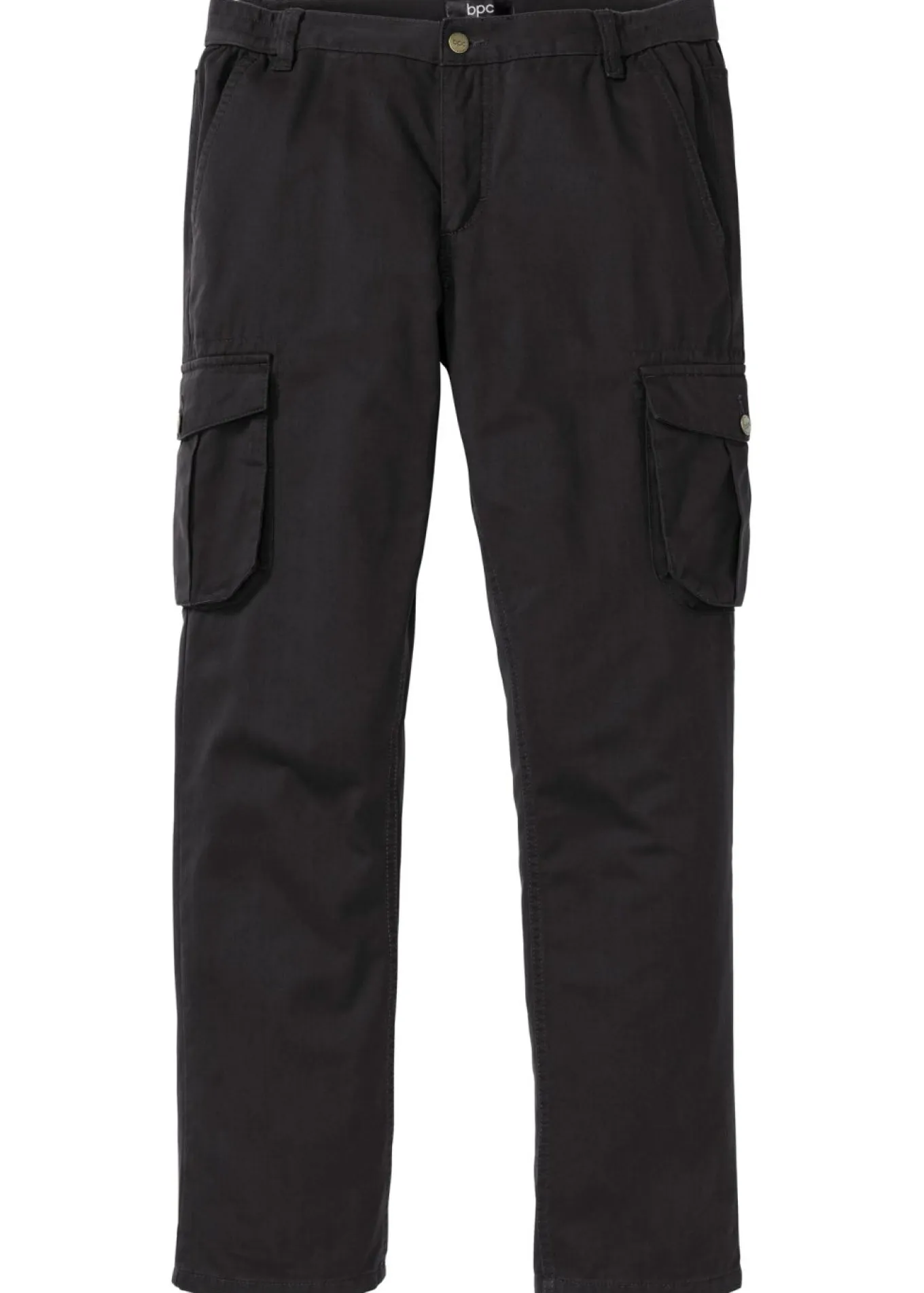 Pantalón tipo cargo con corte regular, diseño recto y cinturilla elástica