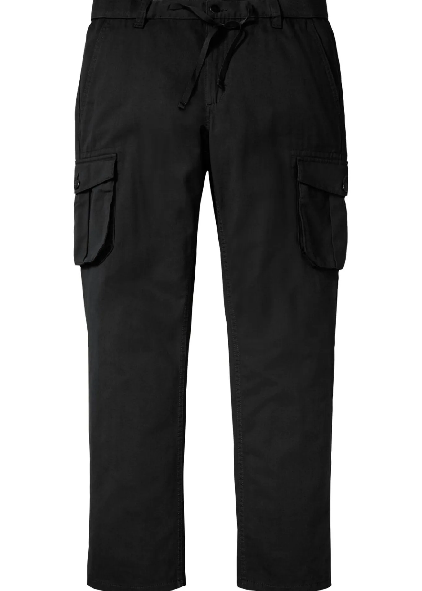 Pantalón tipo cargo con corte regular, diseño recto y cinturilla elástica