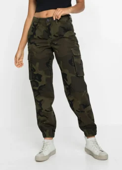 Pantalón tipo cargo de algodón puro