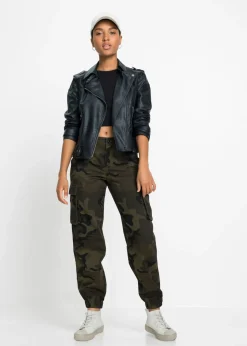 Pantalón tipo cargo de algodón puro