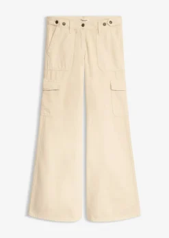 Pantalón tipo cargo de algodón puro