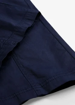 Pantalón tipo cargo de algodón, mid waist