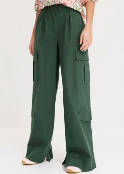 Pantalón tipo cargo de algodón puro
