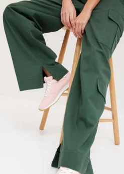 Pantalón tipo cargo de algodón puro