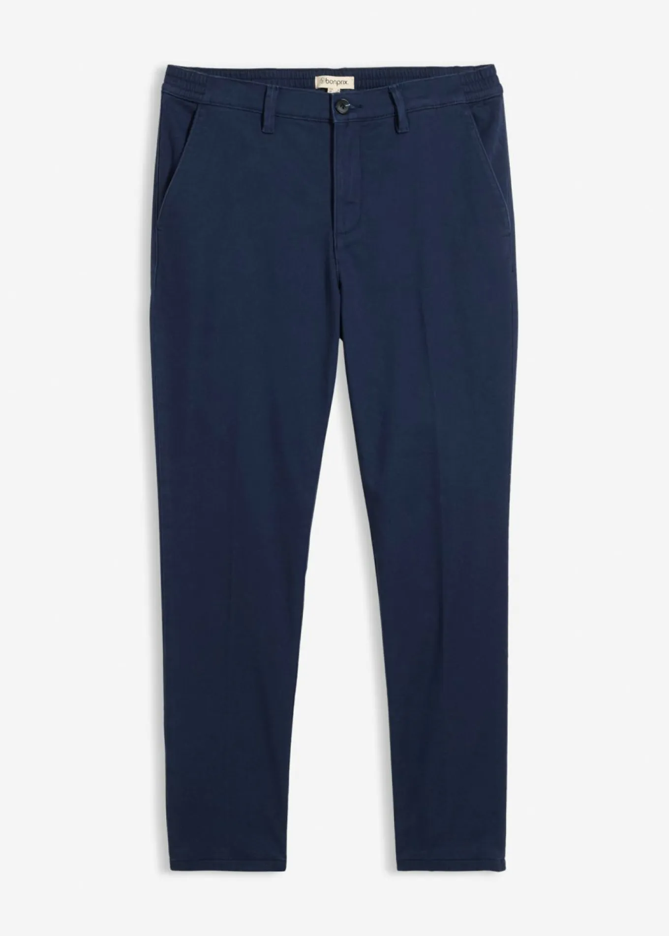 Pantalón tipo chino con corte regular, forro térmico de franela y diseño tapered