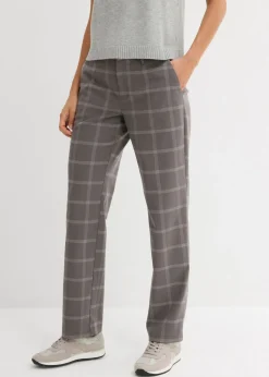 Pantalón tipo chino de cuadros