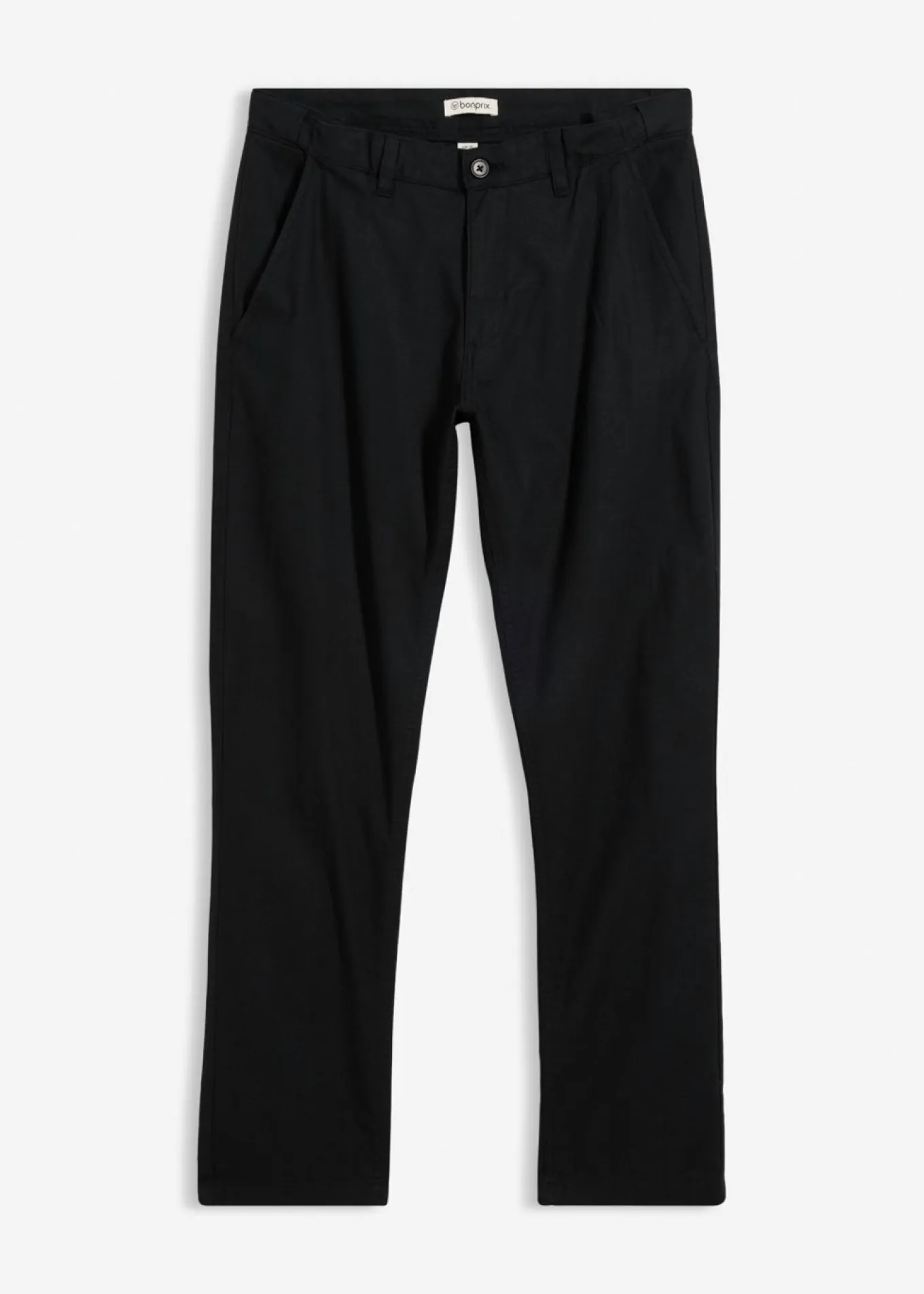 Pantalón tipo chino de lino puro con corte recto y regular