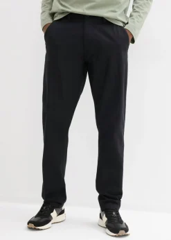 Pantalón tipo chino de lino puro con corte recto y regular