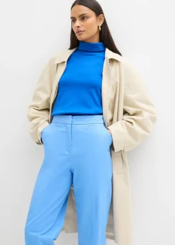 Pantalón tipo chino de sarga de algodón