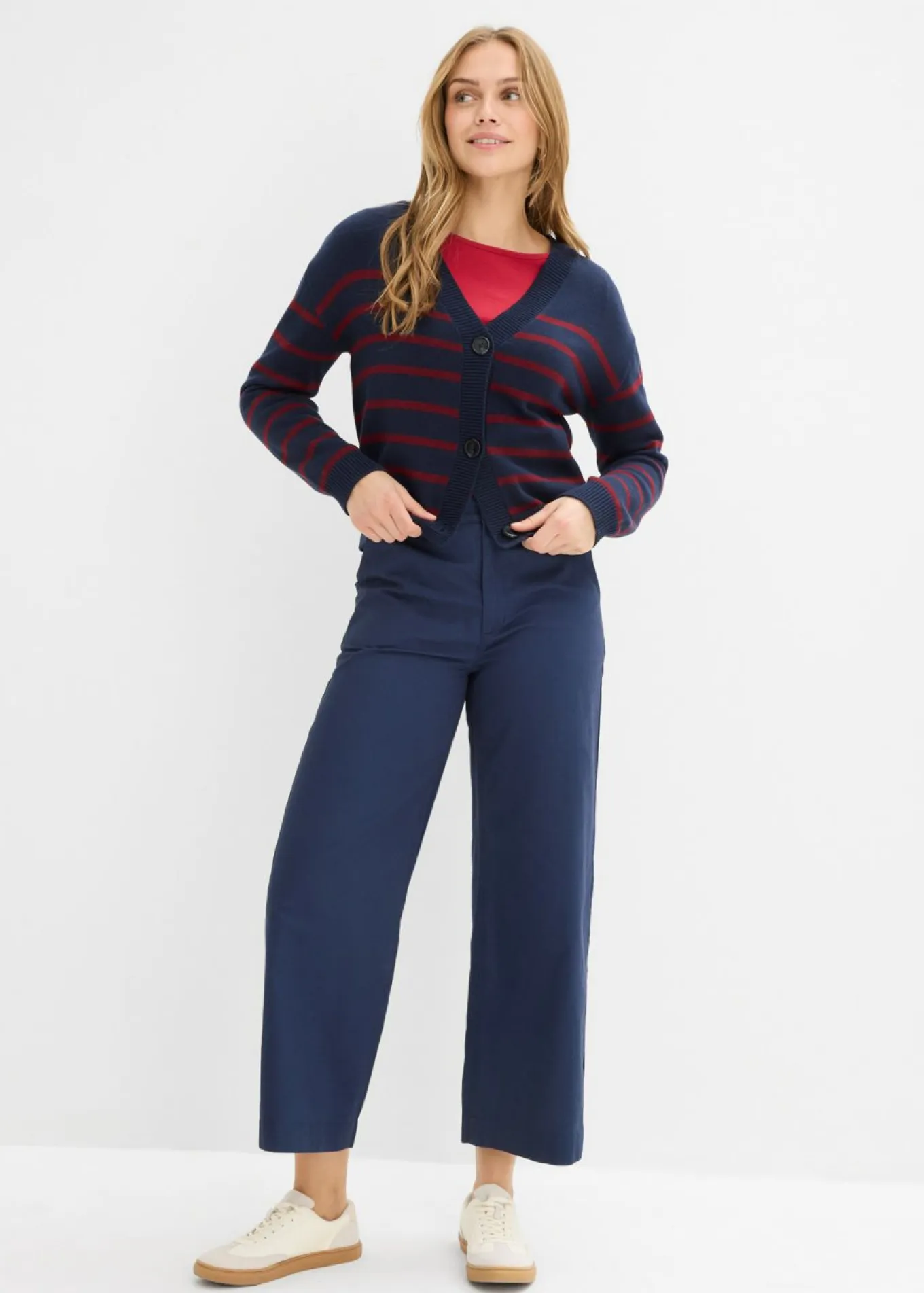 Pantalón tobillero de algodón puro