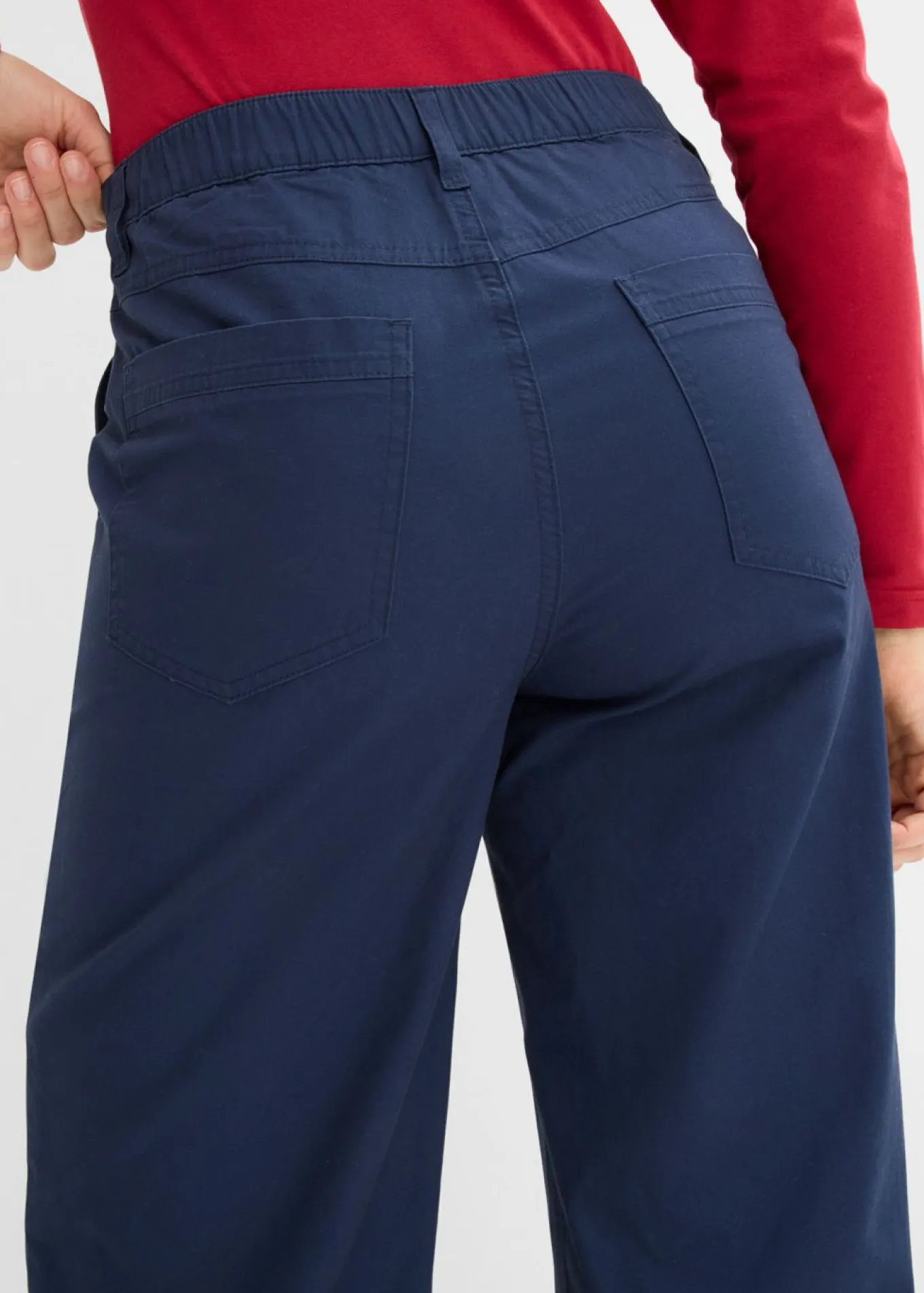 Pantalón tobillero de algodón puro