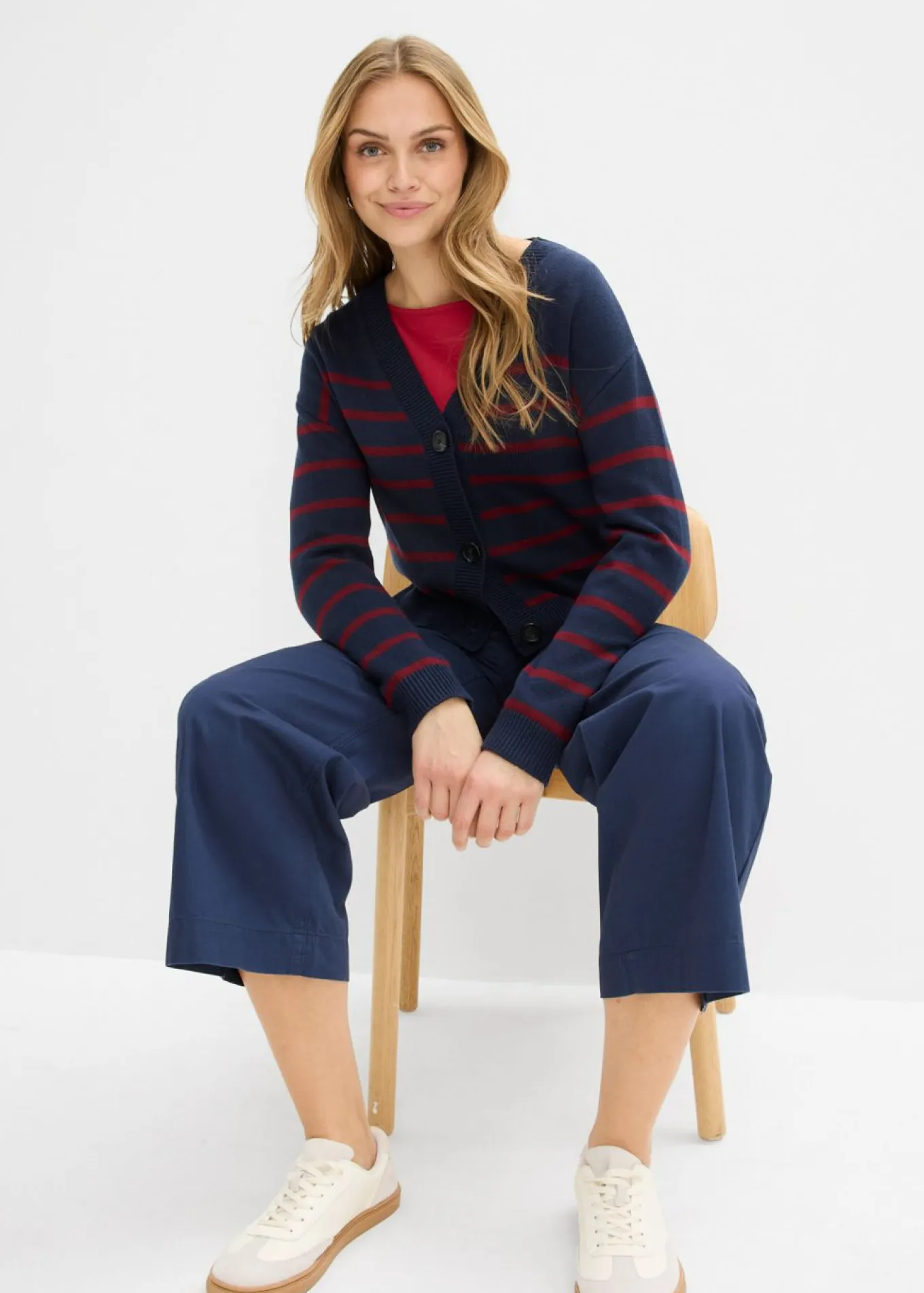 Pantalón tobillero de algodón puro