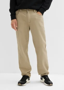 Pantalón térmico con corte holgado, cinturilla cómoda y diseño recto