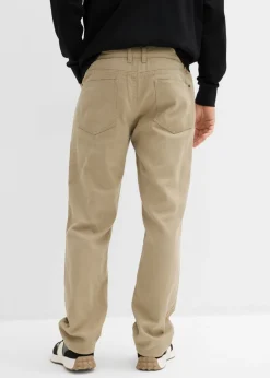 Pantalón térmico con corte holgado, cinturilla cómoda y diseño recto