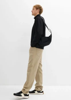 Pantalón térmico con corte holgado, cinturilla cómoda y diseño recto