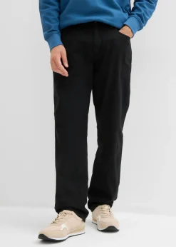 Pantalón térmico con corte holgado, cinturilla cómoda y diseño recto