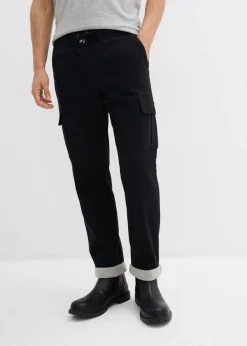Pantalón térmico con corte relajado y diseño tapered