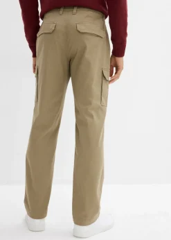 Pantalón térmico elástico de corte recto y estilo cargo