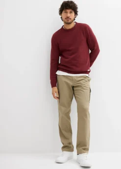 Pantalón térmico elástico de corte recto y estilo cargo