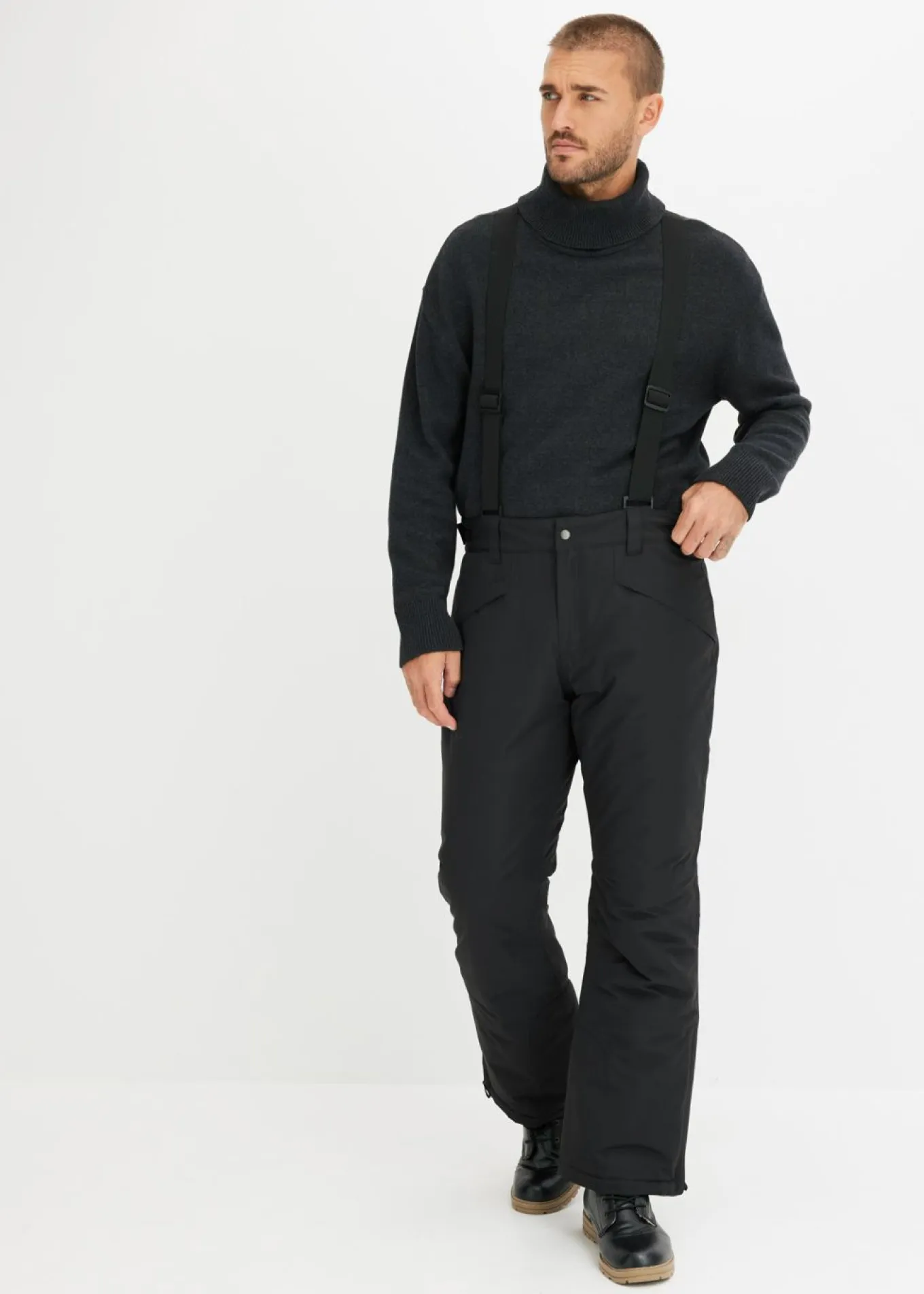 Pantalón térmico impermeable con tirantes