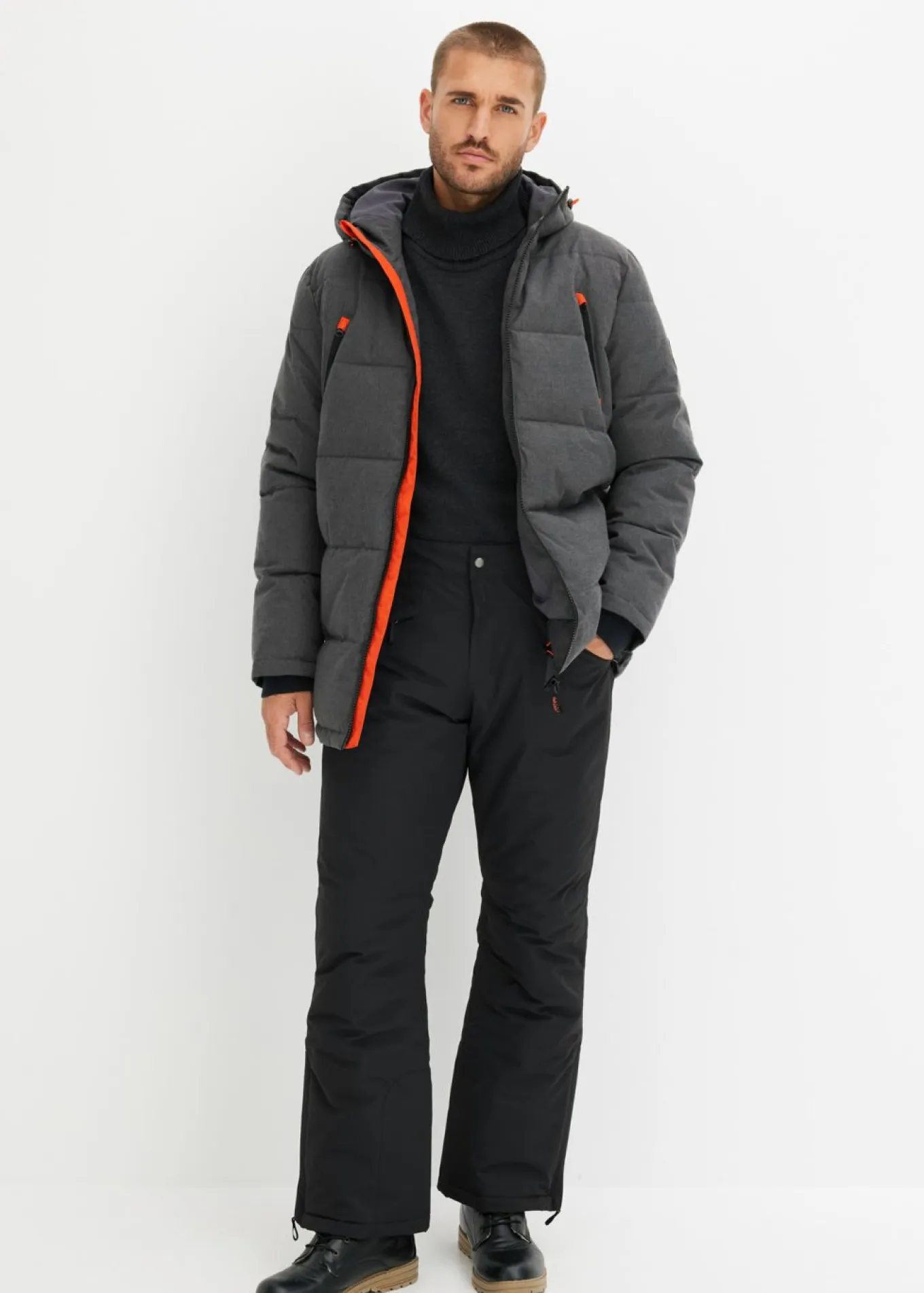 Pantalón térmico impermeable con tirantes