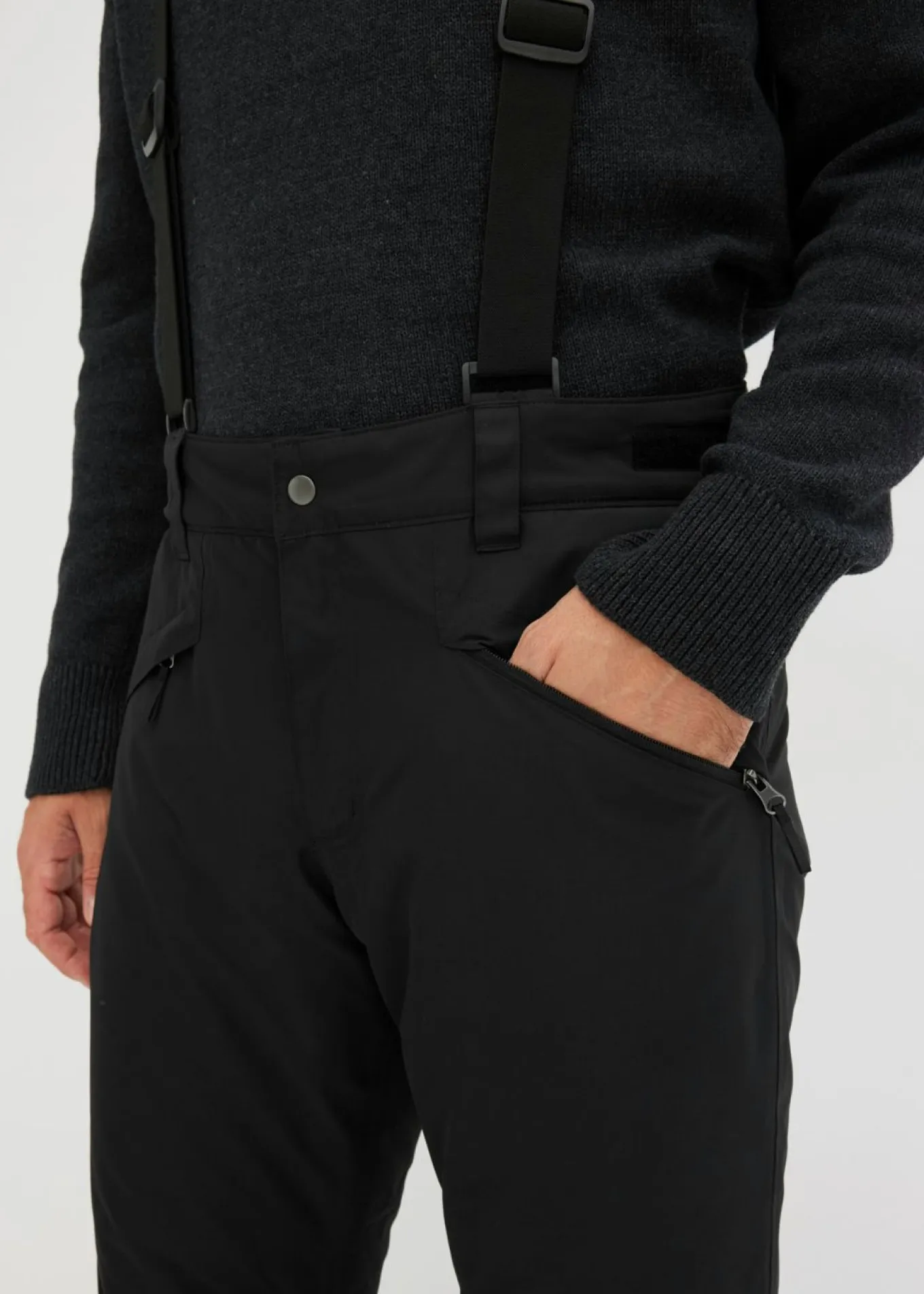 Pantalón térmico impermeable con tirantes