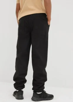 Pantalón térmico sin cierre con corte holgado y forro de punto