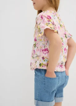 Pantalón vaquero corto con talle medio