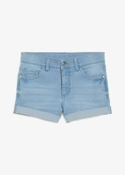 Pantalón vaquero corto con talle medio