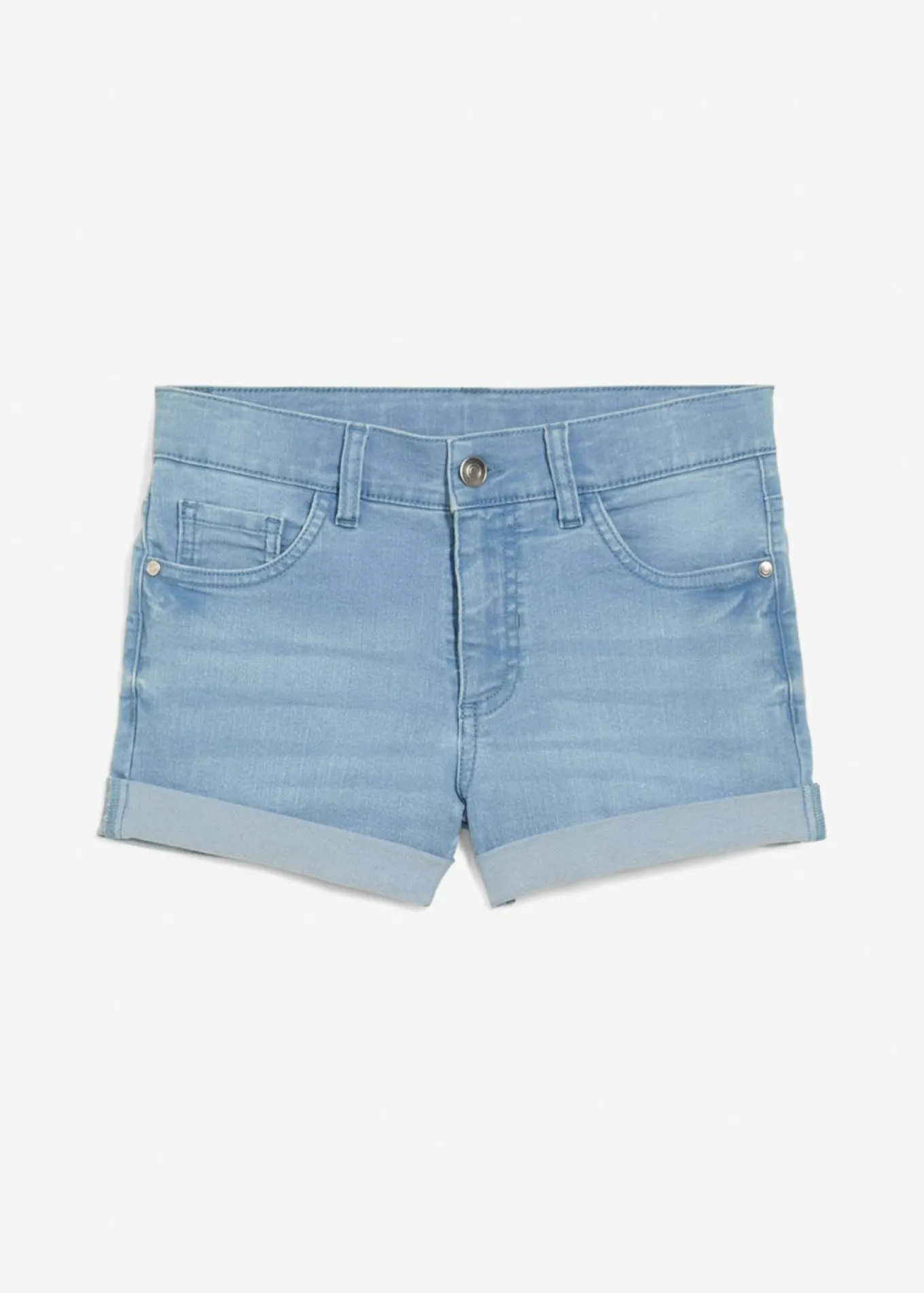 Pantalón vaquero corto con talle medio