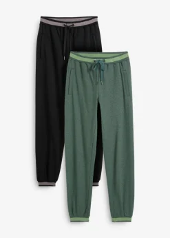 Pantalones de chándal de mezcla de algodón (2 unidades)