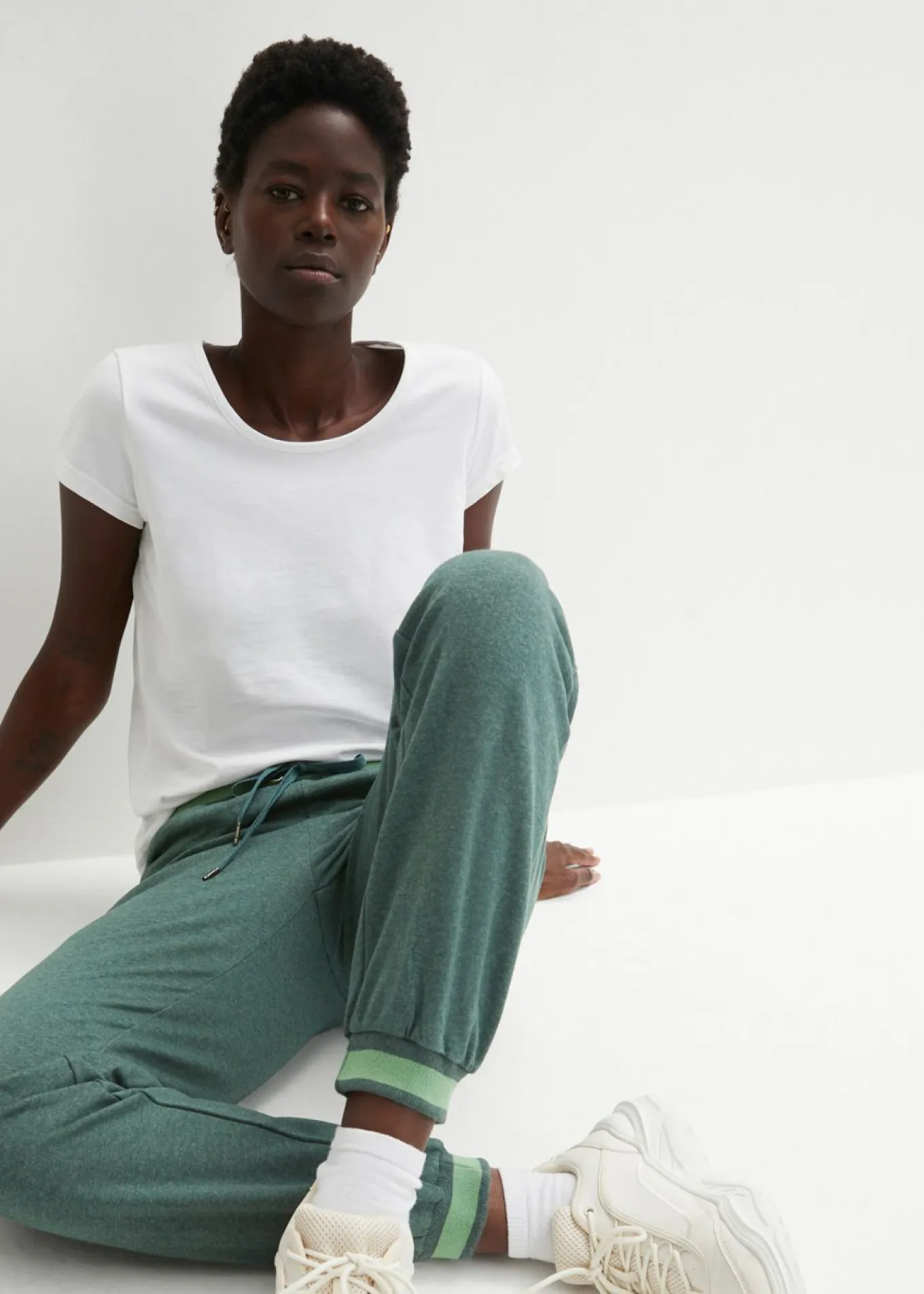Pantalones de chándal de mezcla de algodón (2 unidades)