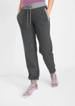 Pantalones deportivos con cintura en contraste