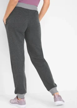 Pantalones deportivos con cintura en contraste