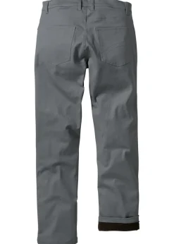 Pantalones térmicos, elásticos y rectos de corte regular